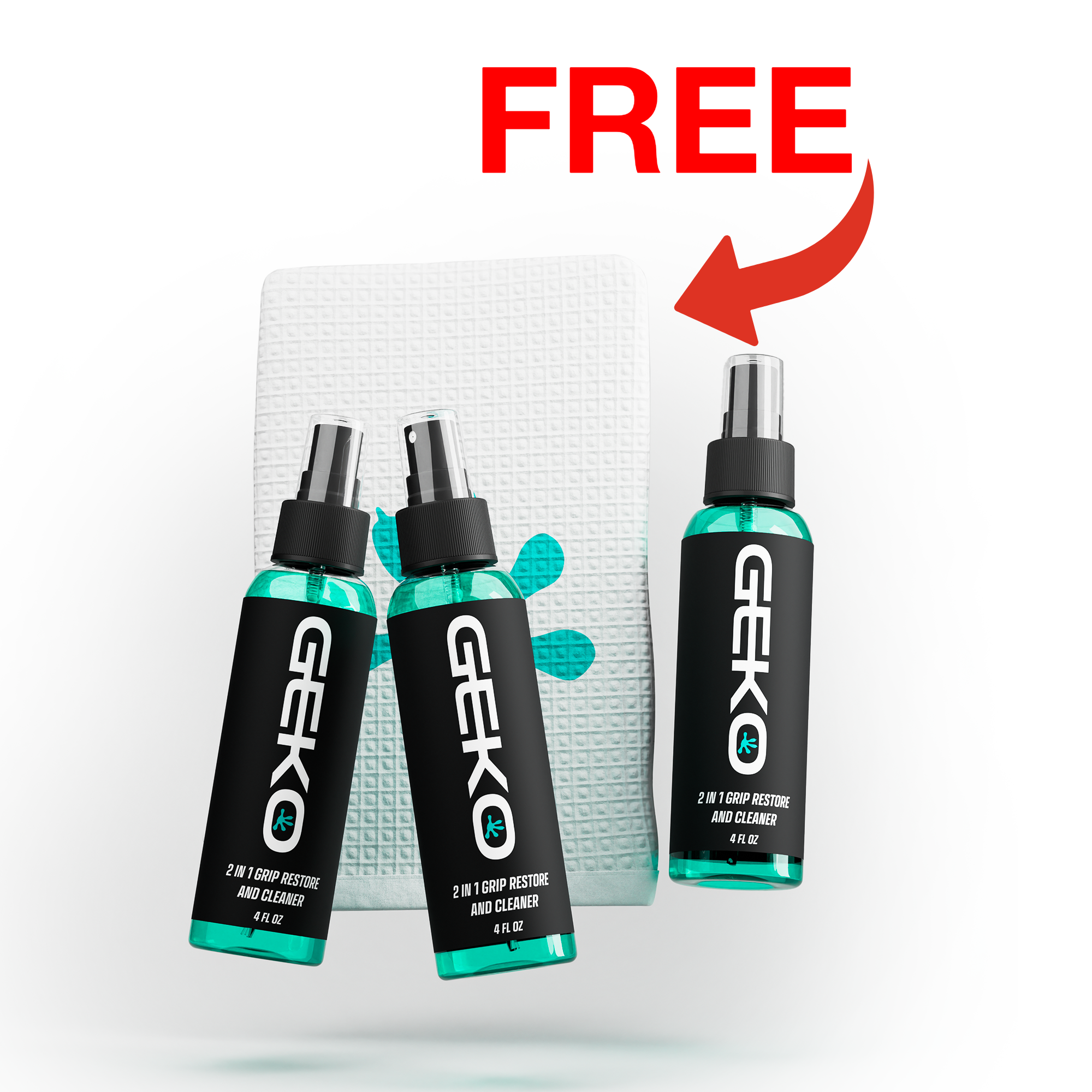 3 PACK SPRAY + FREE MITT TOWEL